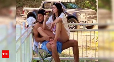 Kendall Jenner Sits Pantless On Beau Devin Bookers Lap Times Of India