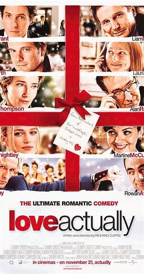 Love Actually 2003 Full Cast And Crew Imdb