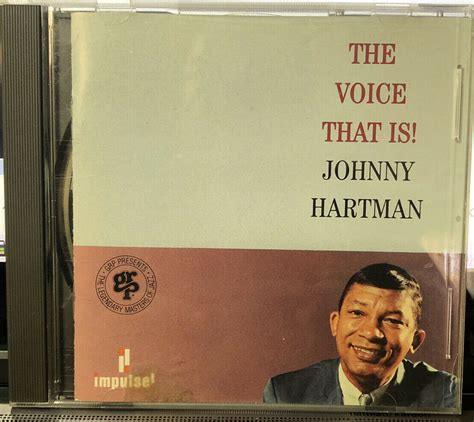 Johnny Hartman The Voice That Is Vocal Cool Jazz Cd Like Etsy