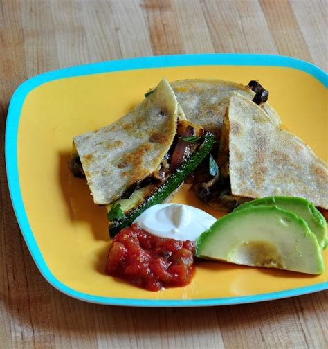 Zucchini And Black Bean Quesadillas The Creekside Cook