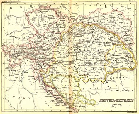√ Austria Hungary Map Europe Map Of Austro Hungary Europe Vtwctr