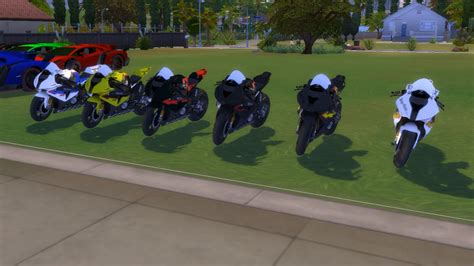 The Sims 4 Cc Waronk Colection The Sims 4 Cc Rideable Moto Bmw 1000rr