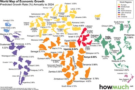 World Map Of Economic Growth Vivid Maps