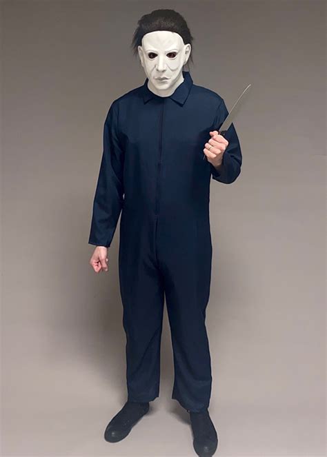 Mens Halloween Michael Myers Style Costume With Mask St423 Mm