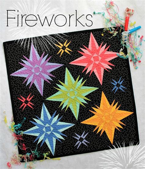 Fireworks Pdf Pattern Etsy Star Quilts Mini Quilts Quilt Blocks