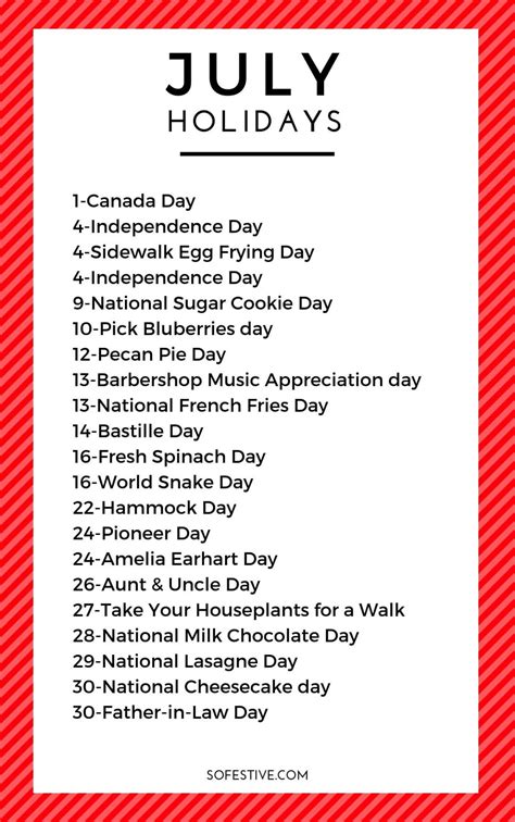 National Days In July Overview Calendar July Country Faq