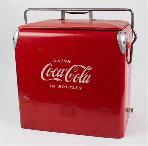 Lot American Vintage Coca Cola Cool Box