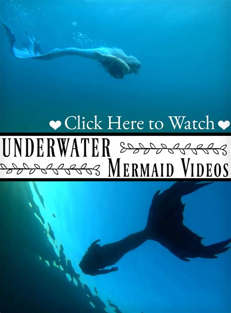 Videos Of Mermaids Swimming Underwater Mermaid Phantom Dives Into Lake
