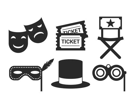 Theater Simple Icon Set Vector Art And Graphics
