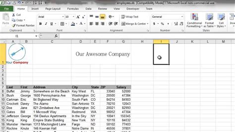Use one story facilities where possible. How to Design and Format an Excel Spreadsheet - YouTube