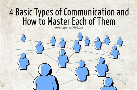 4 Basic Types Of Communication And How To Master Each Of Them