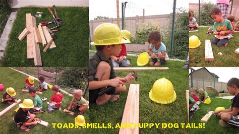 Toads Smells And Puppy Dog Tails Construction Birthday Party