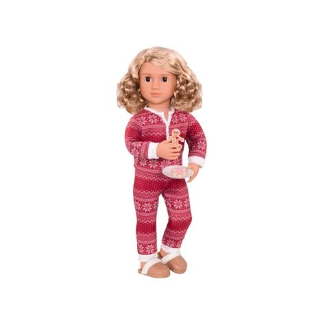buy our generation doll deluxe doll noelle with book 18inch blonde our generation world