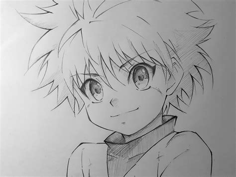 My Sketch Of Killua Rhunterxhunter