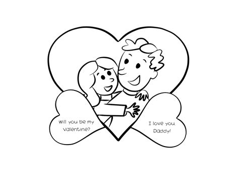 These days, i advocate mom and dad coloring pages for you, this article is related with scary tree coloring pages. Valentine for Dad