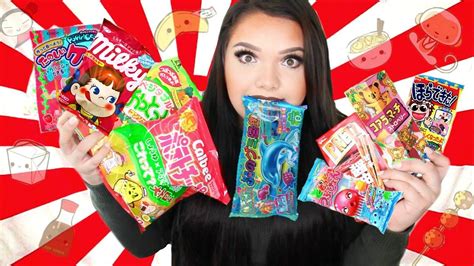 Trying Japanese Candy Tokyo Treat Taste Test Youtube