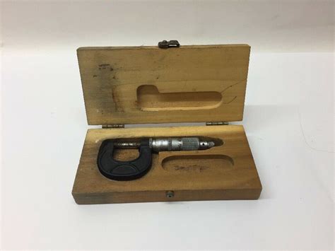 Vintage Scherr Tumico Caliper Gauge With Wooden Case Mibot Llc
