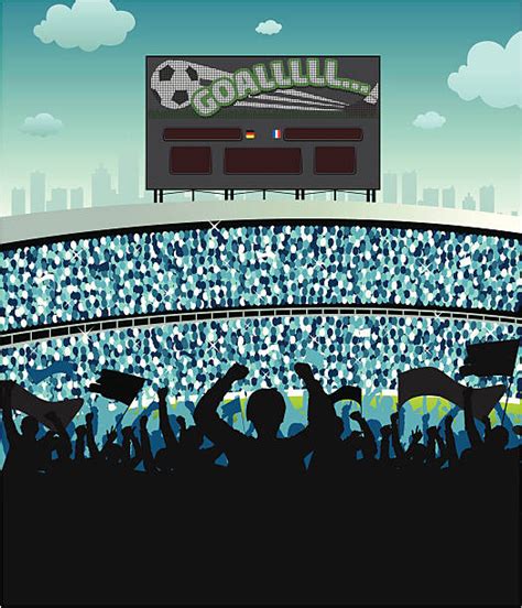 Best Stadium Crowd Illustrations Royalty Free Vector Graphics And Clip