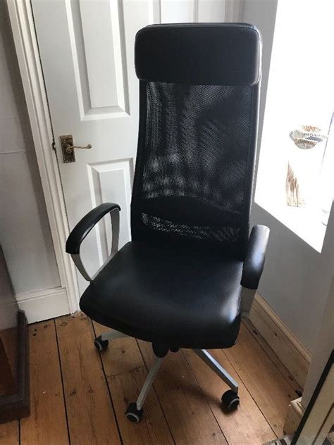 Ikea Black Leather Office Chair Turbo Black Leather Power Recliner