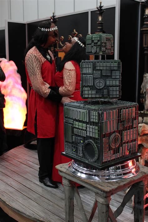 Star Trektastic Borg Cubes Wedding Cake Pic Star Trek Its A Good Life