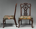 After a design by Thomas Chippendale | Side chair (one of a pair ...