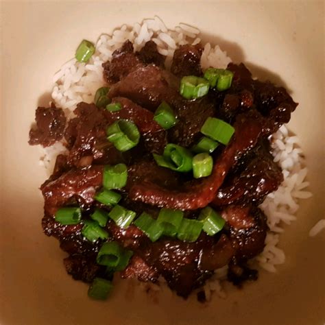 It's american chinese dish that created in america! Beef Apricot Jam Mongolian - Easy Slow Cooker Mongolian ...