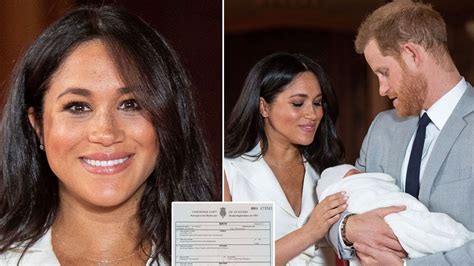 Meghan Markle’s Real Name And Title Revealed On Archie’s Birth Certificate Youtube