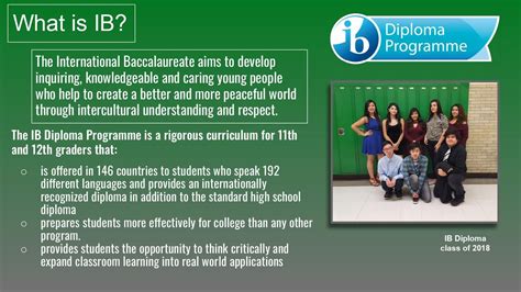 Ib International Baccalaureate Ib Thomas Kelly College Preparatory