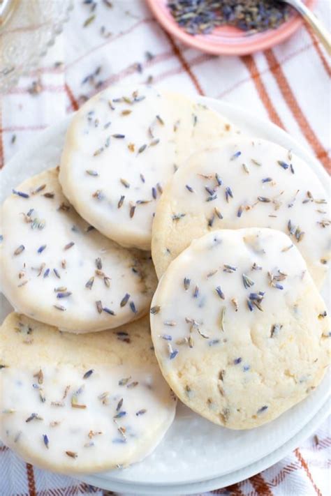 Lemon Lavender Shortbread Cookies Recipe Lavender Recipes Vegan