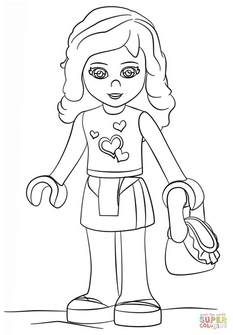 Lego for girls coloring pages is one of my favorite. Lego Friends Olivia coloring page | Free Printable ...