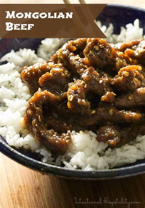 The taste differs depending on the recipe. Mongolian Beef | Intentional Hospitality