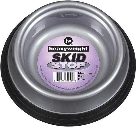 Jw Pet Skid Stop Heavyweight Pet Bowls Color Varies Medium