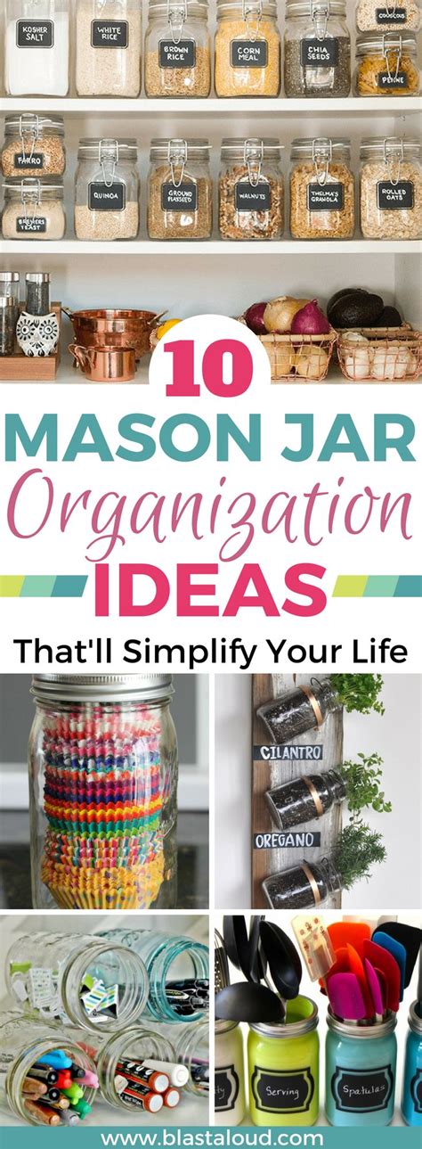 10 Genius Mason Jar Organization Ideas Thatll Change Your Life Mason