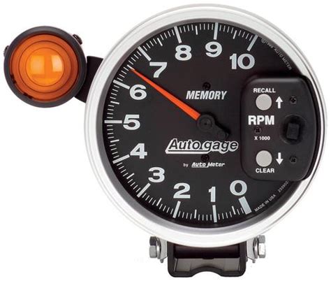 Auto Meter Auto Gage 5 Inch Tachometer 233906 Oreilly Auto Parts