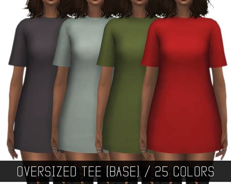 Lana Cc Finds — Simpliciaty Oversized Tee Base 25 Plain Clothes