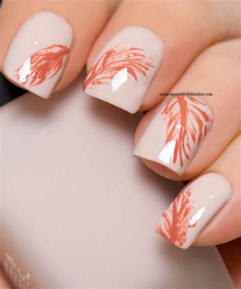 Nail Art With Feathers My Nail Polish Online