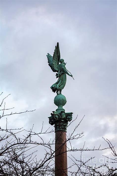Huitfeldt Column Angel Statue Photograph By Sophie Mcaulay Fine Art