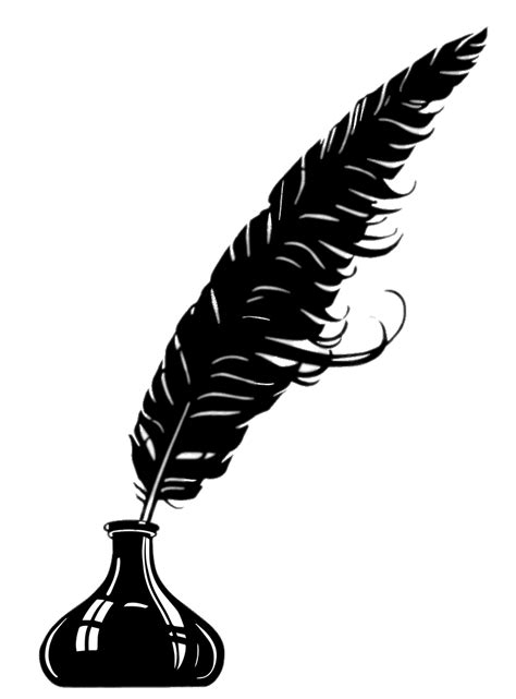 Royalty Free Clipart Ink Feather Pen