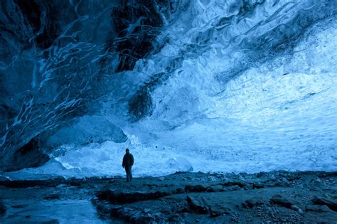 Inside Icelands Crystal Ice Cave