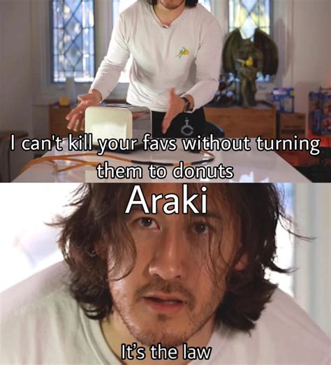Araki Loves His Donuts Rshitpostcrusaders Jojos Bizarre