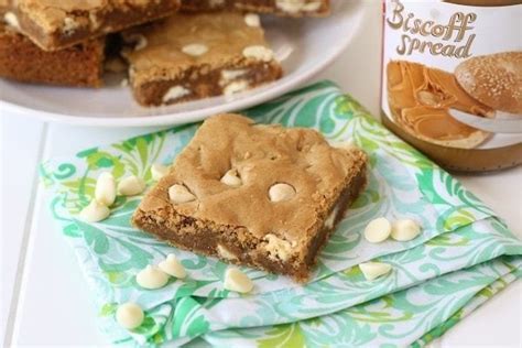 Biscoff White Chocolate Blondies Two Peas And Their Pod