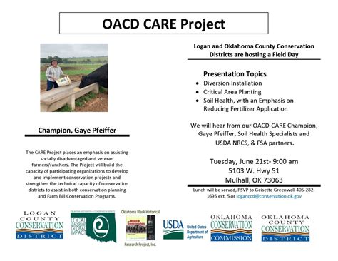 Oacd Care Champion Project Gaye Pfeiffer Logan County Cd And Oklahoma