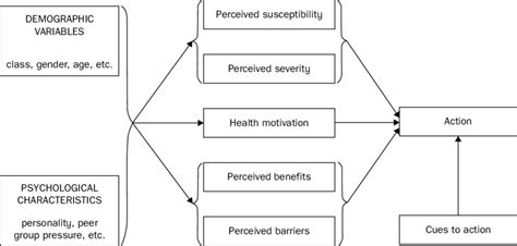 health belief model conceptual model