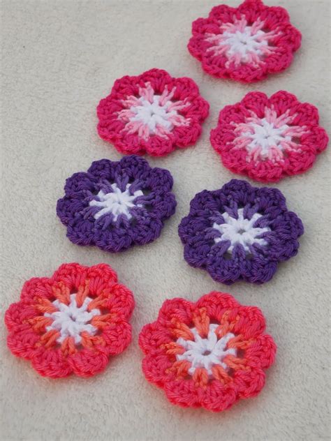 Free Pattern Flower Gratis Patroon Bloemetje Haken Breien Haken En Crochet Flowers