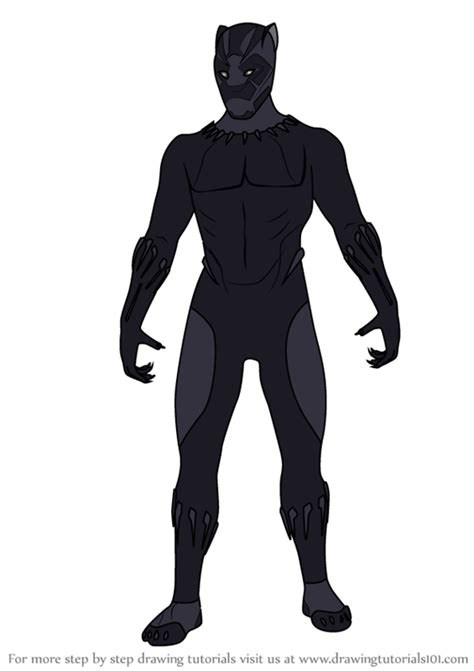 Learn How To Draw Black Panther From Avengers Infinity War Avengers