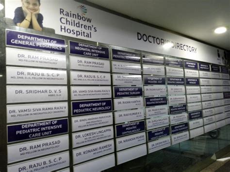 10 Hospital Doctors Sign Board Aaa Business Solutions