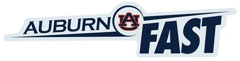 Auburn Fast Decal Licensed Apparel For Auburn Fans