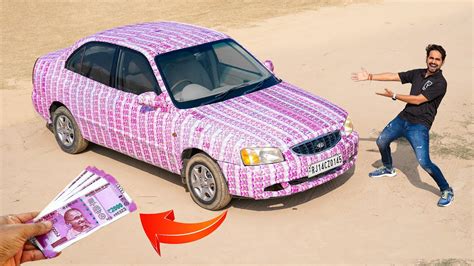 We Cover Our Car With Money Money Car Worth ₹1crore Youtube