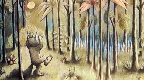 It evident that max was the odd one out of the for example, on the ﬁrst page where the wild things are introduced, max is the main character and he was pushed to the side of the page. Maurice Sendak, Where the Wild Things Are, Night, Forest ...