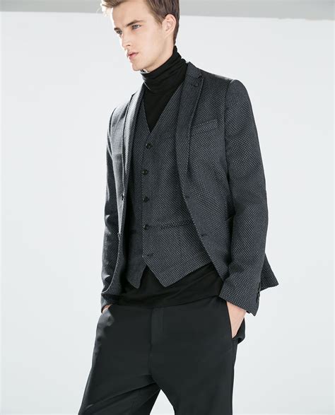 Buy and sell authentic zara blazers jackets on jolicloset.com and save up to 70%. Image 1 of TAILORED WAISTCOAT from Zara | Blazers for men ...
